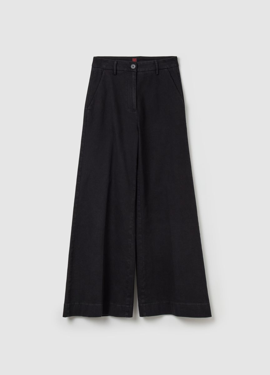 Klassische Stoffhose mit Bügelfalte