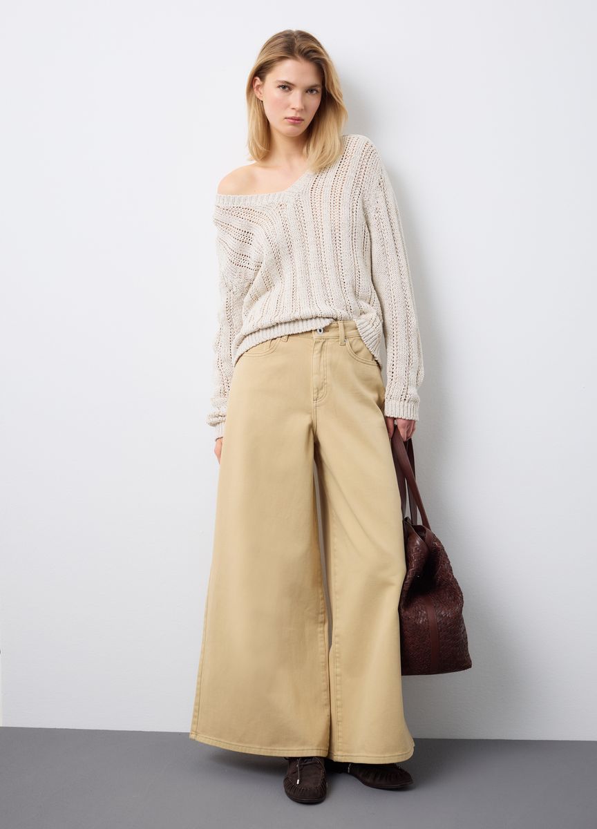 Klassische Stoffhose mit Bügelfalte