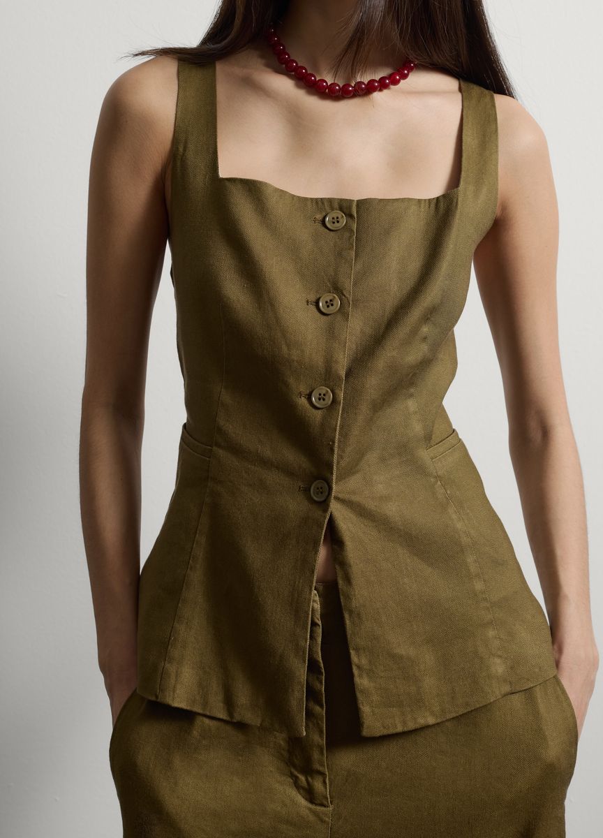 Klassische Stoffhose mit Bügelfalte