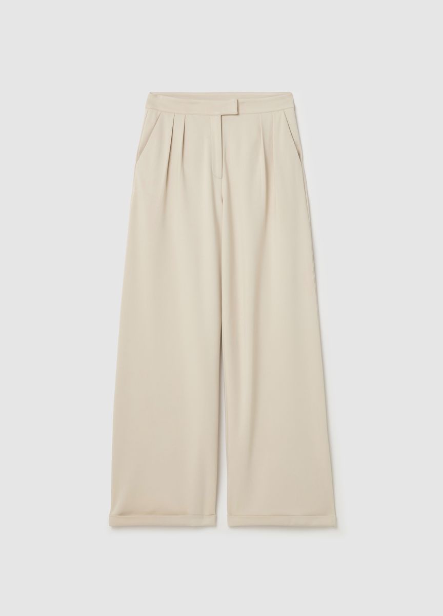 Klassische Stoffhose mit Bügelfalte