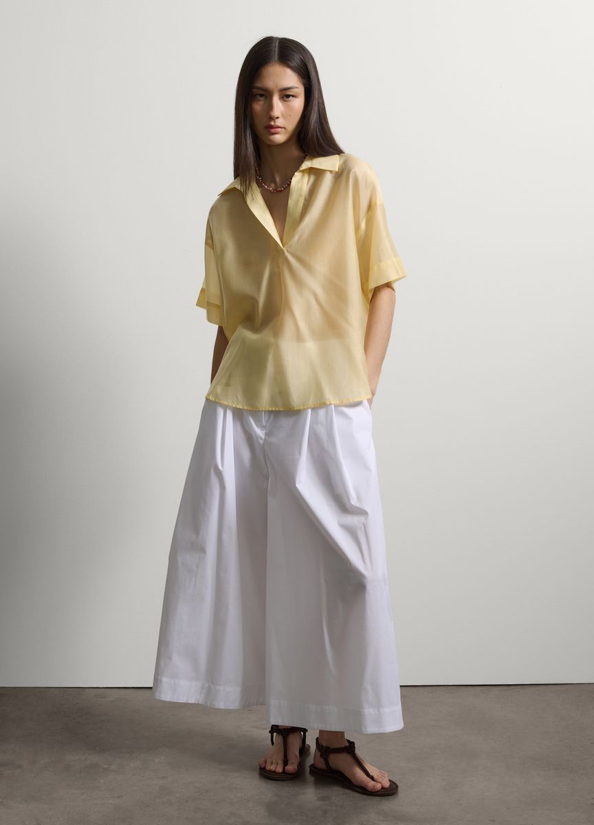 Klassische Stoffhose mit Bügelfalte