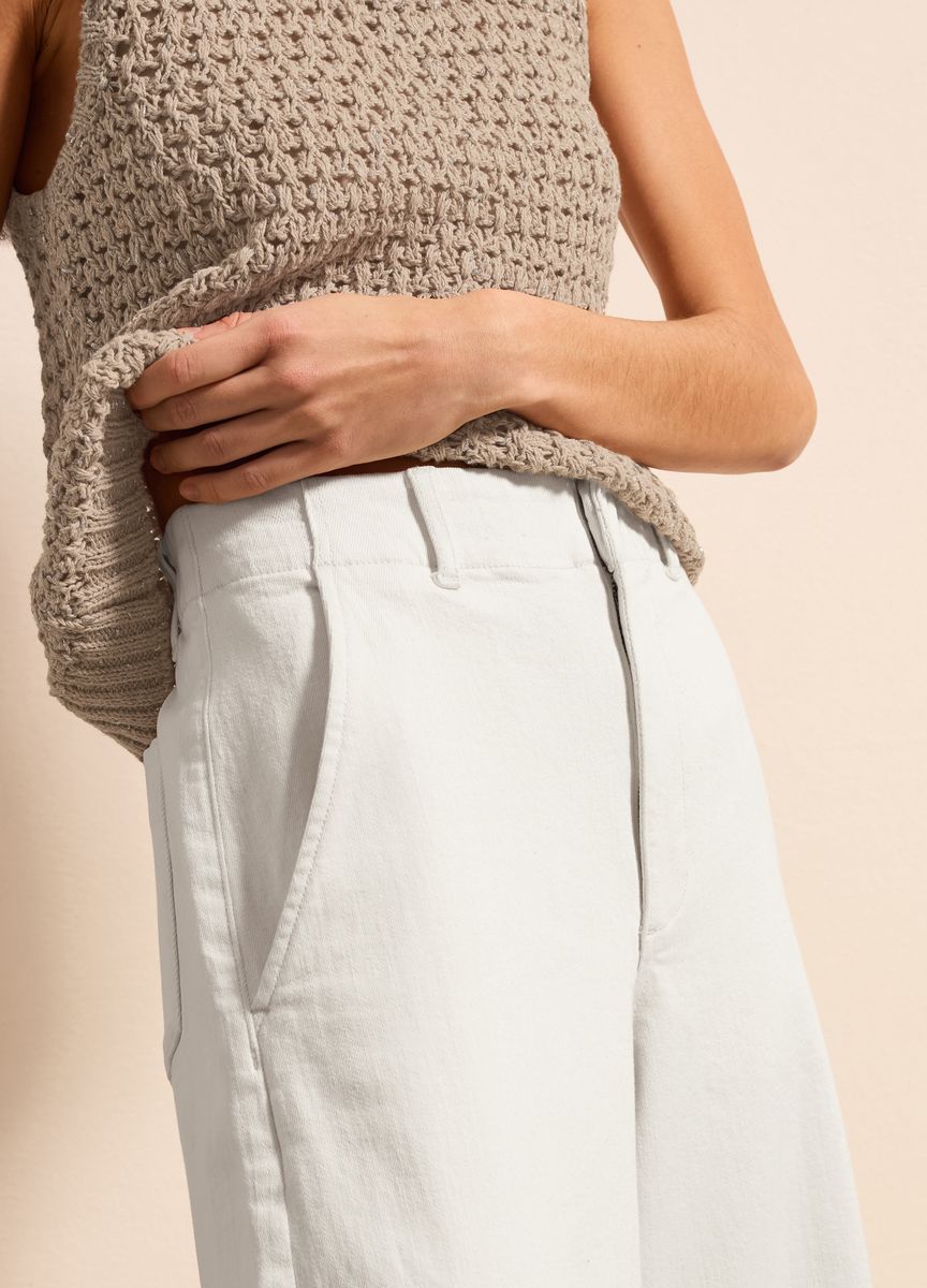 Klassische Stoffhose mit Bügelfalte