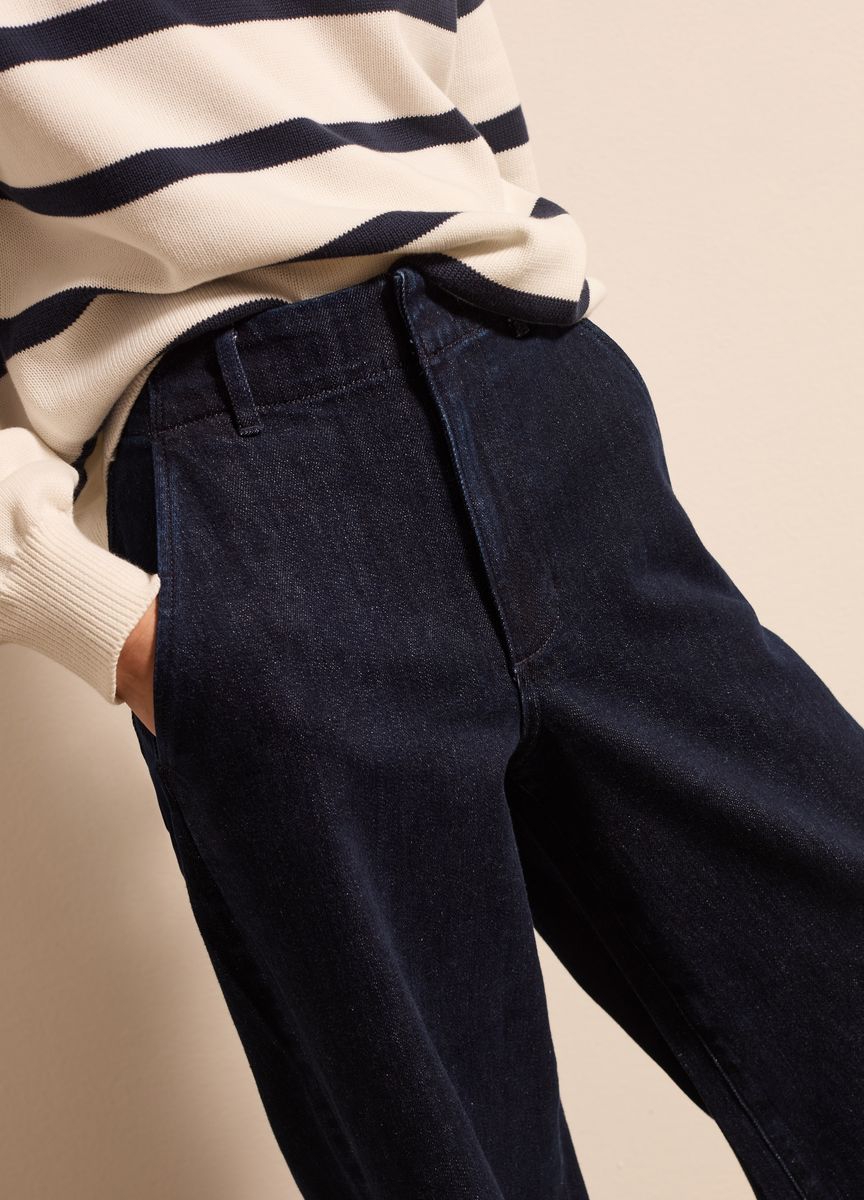 Klassische Stoffhose mit Bügelfalte