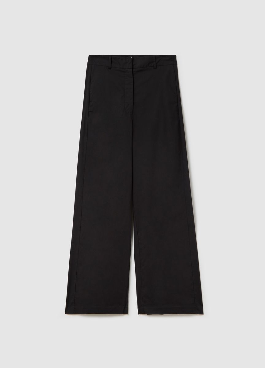 Klassische Stoffhose mit Bügelfalte