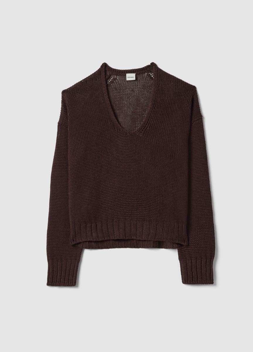 Elegante Anzughose mit weitem Bein