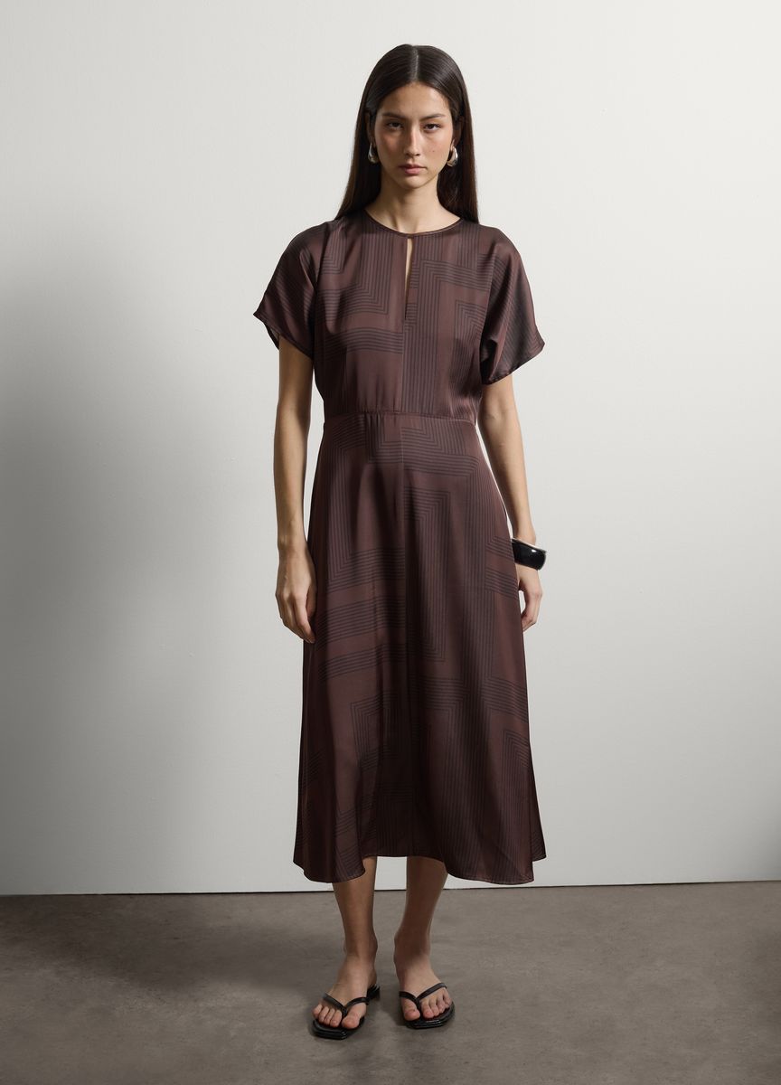 Elegante Anzughose mit weitem Bein