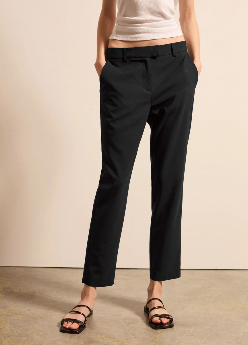 Elegante Anzughose mit weitem Bein