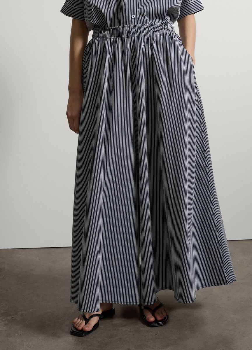 Elegante Anzughose mit weitem Bein