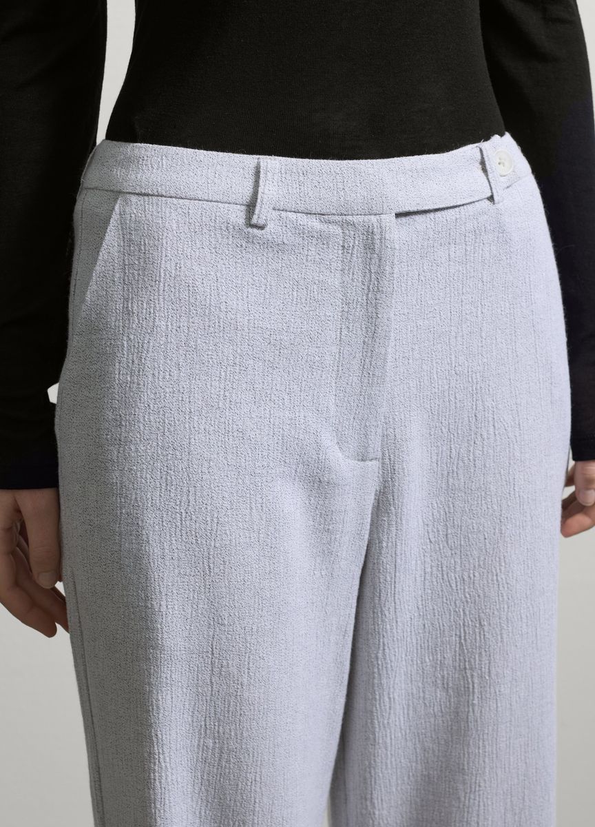 Elegante Anzughose mit weitem Bein