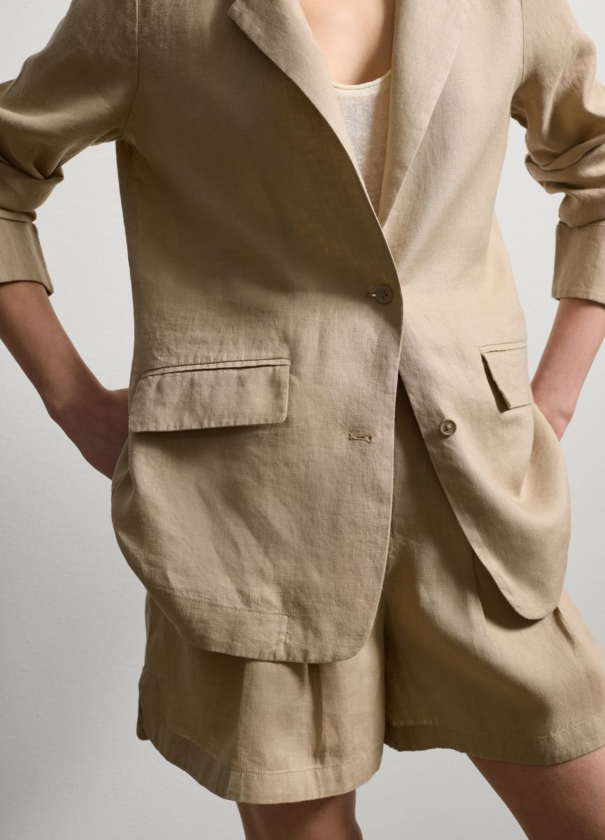 Elegante Anzughose mit weitem Bein