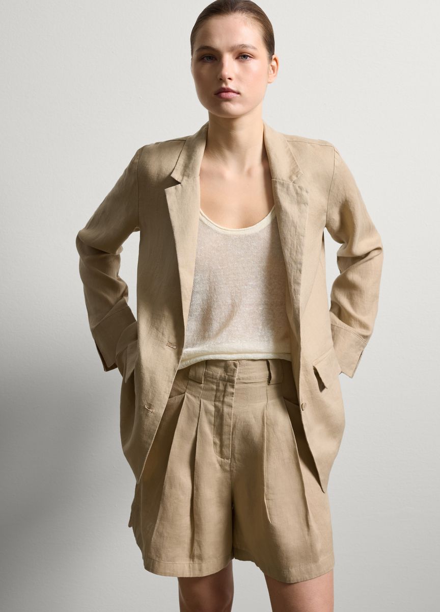 Elegante Anzughose mit weitem Bein