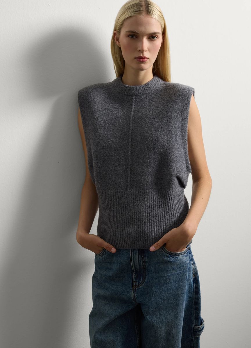 Elegante Anzughose mit weitem Bein