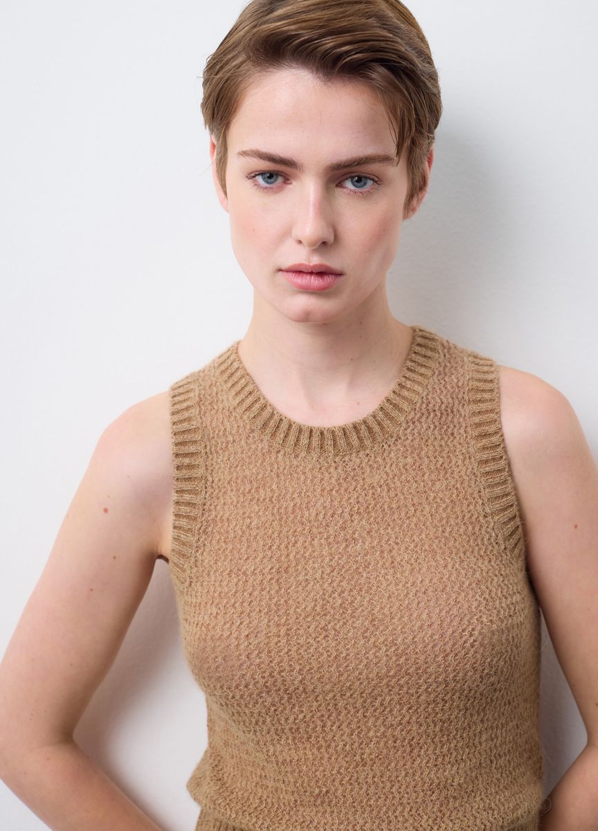 Elegante Anzughose mit weitem Bein
