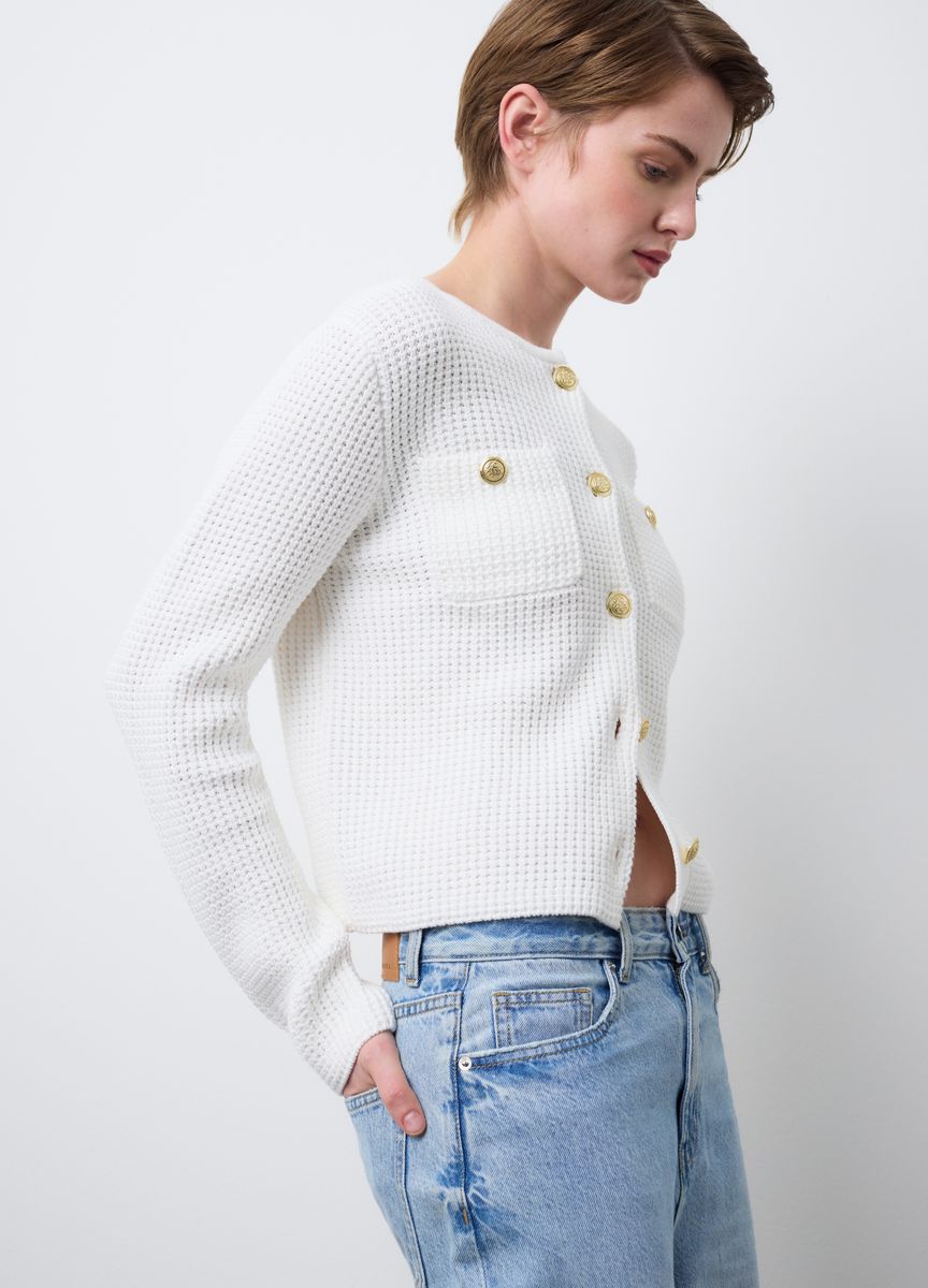 Elegante Anzughose mit weitem Bein