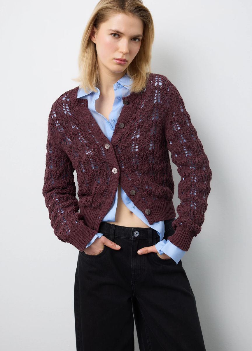 Elegante Anzughose mit weitem Bein