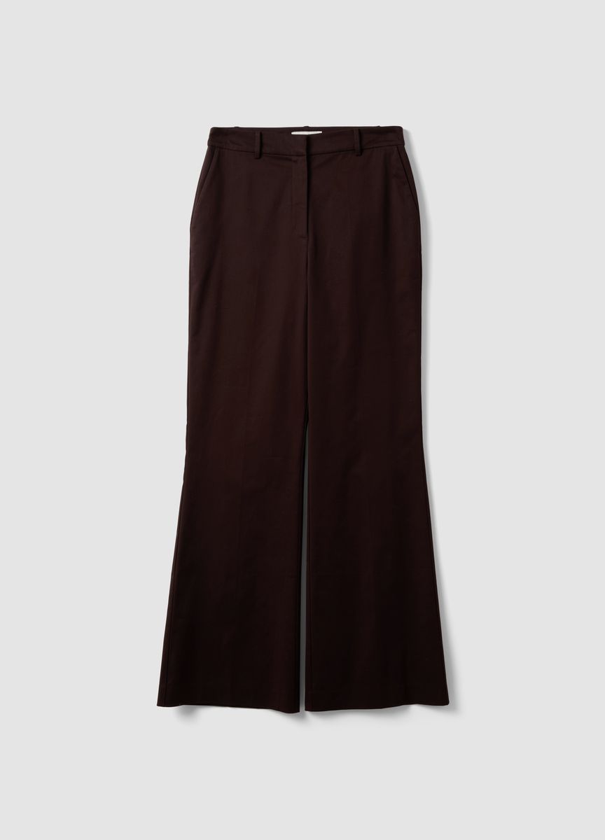 Elegante Anzughose mit weitem Bein