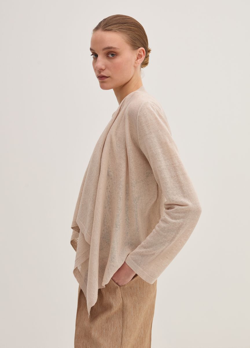 Strukturierter Rippstrick-Raglanpullover