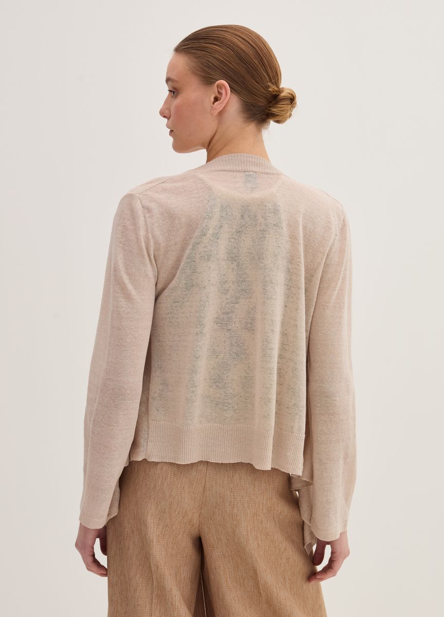 Strukturierter Rippstrick-Raglanpullover