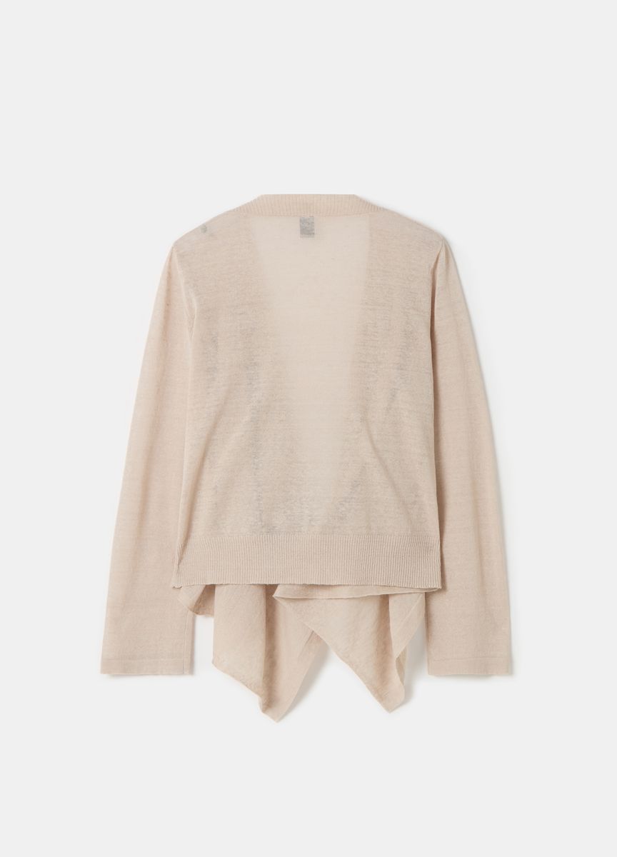 Strukturierter Rippstrick-Raglanpullover