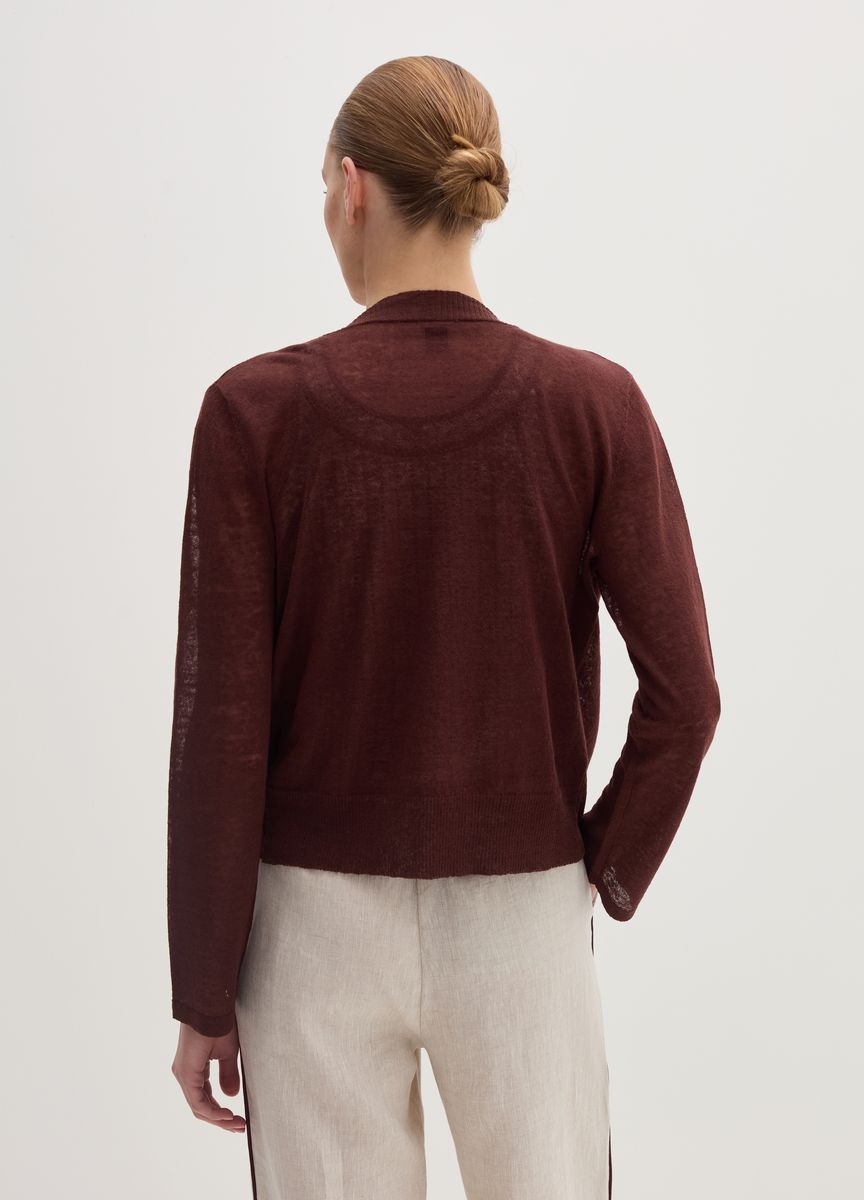 Strukturierter Rippstrick-Raglanpullover