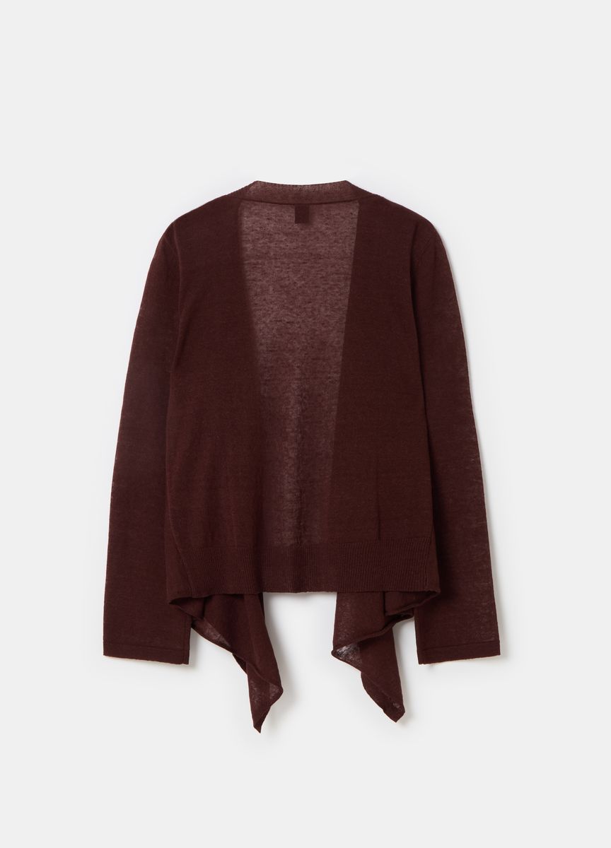Strukturierter Rippstrick-Raglanpullover
