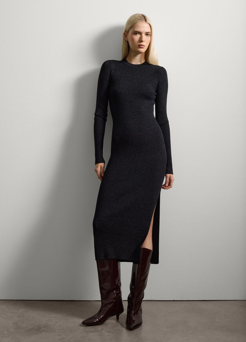 Strukturierter Rippstrick-Raglanpullover