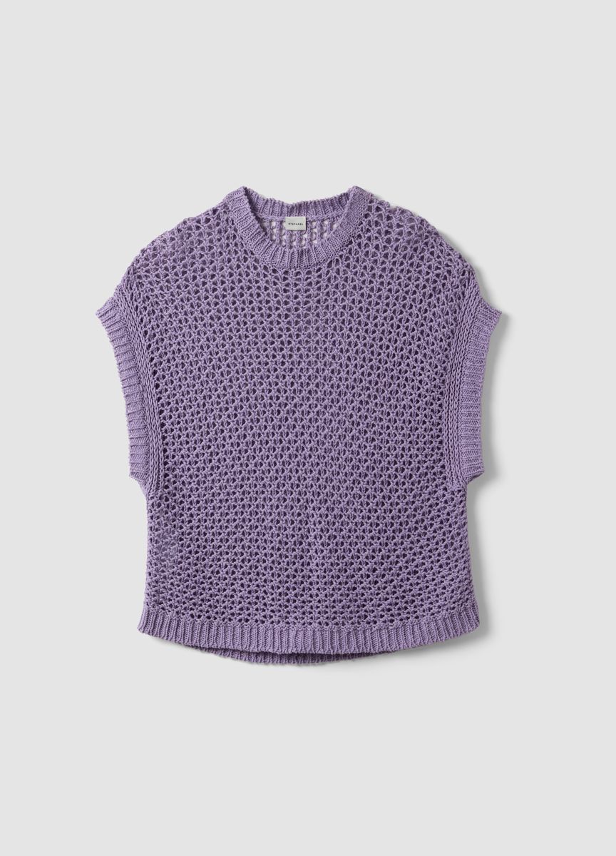 Strukturierter Rippstrick-Raglanpullover