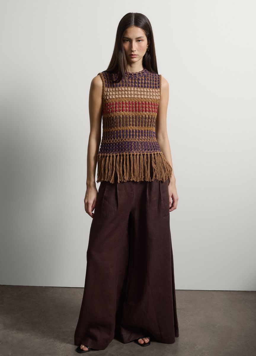 Strukturierter Rippstrick-Raglanpullover