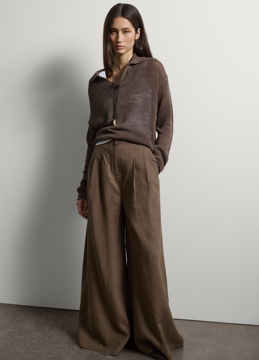 Strukturierter Rippstrick-Raglanpullover