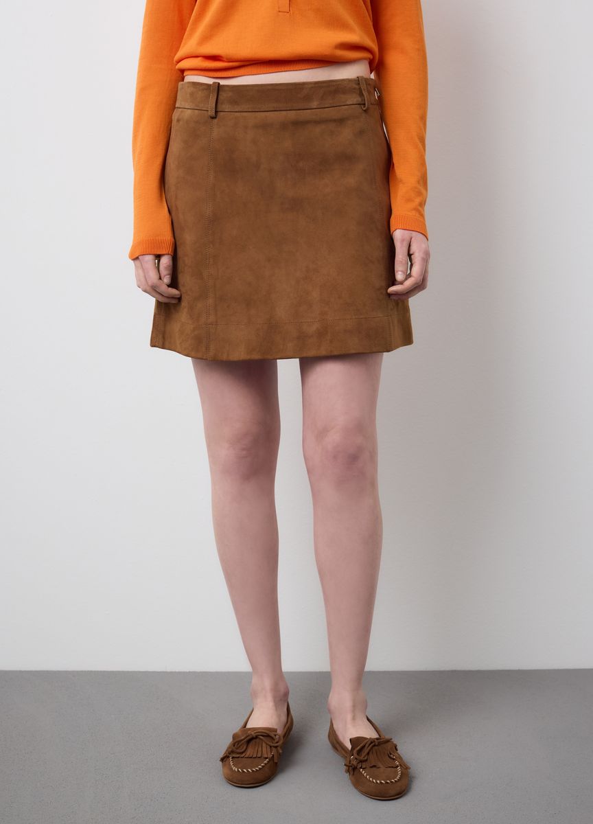 Minimalistischer Leder-Shopper-Tote