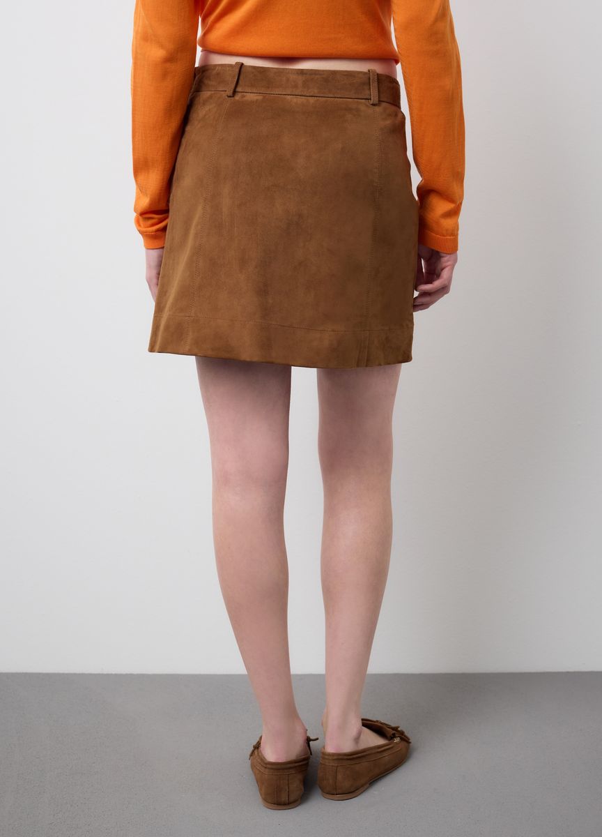 Minimalistischer Leder-Shopper-Tote