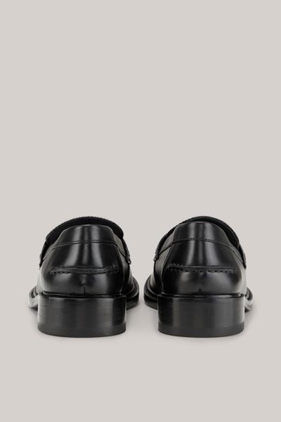 Klassische Leder-Loafer mit Quasten