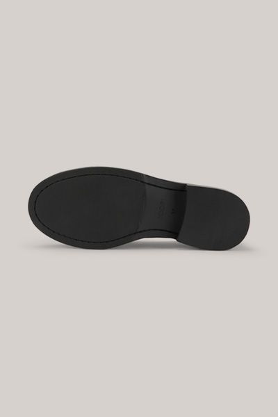 Klassische Leder-Loafer mit Quasten