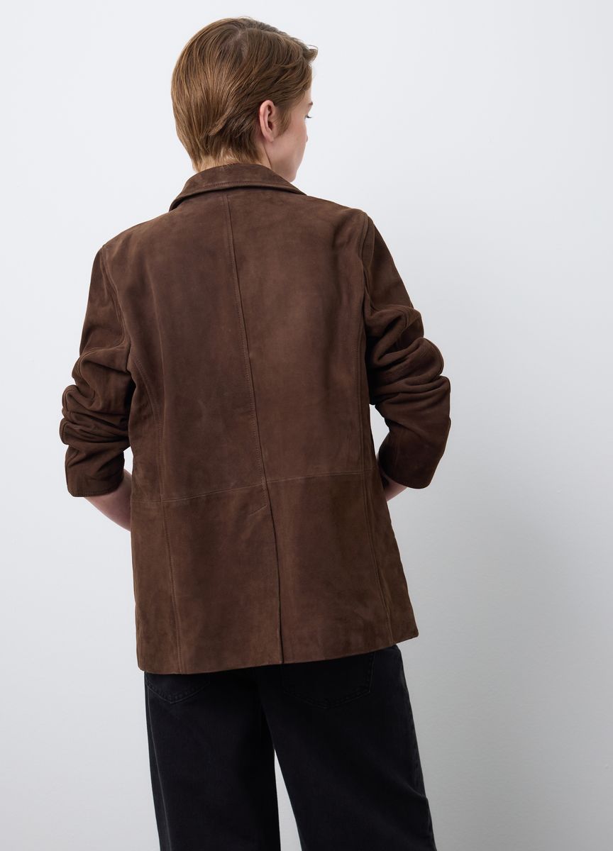 Gürteljacke mit Teddykragen im Utility-Stil