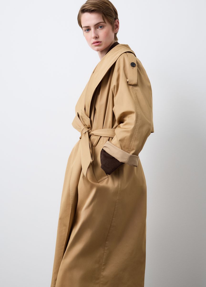Oversized Trenchcoat mit Gürtel