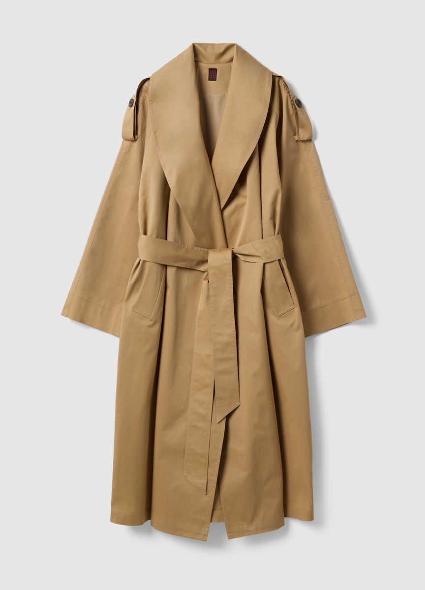 Oversized Trenchcoat mit Gürtel