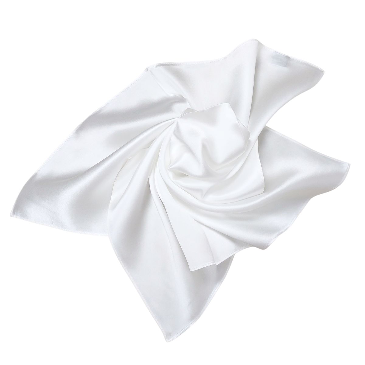 Elegantes Seidensatin Quadratisches Tuch