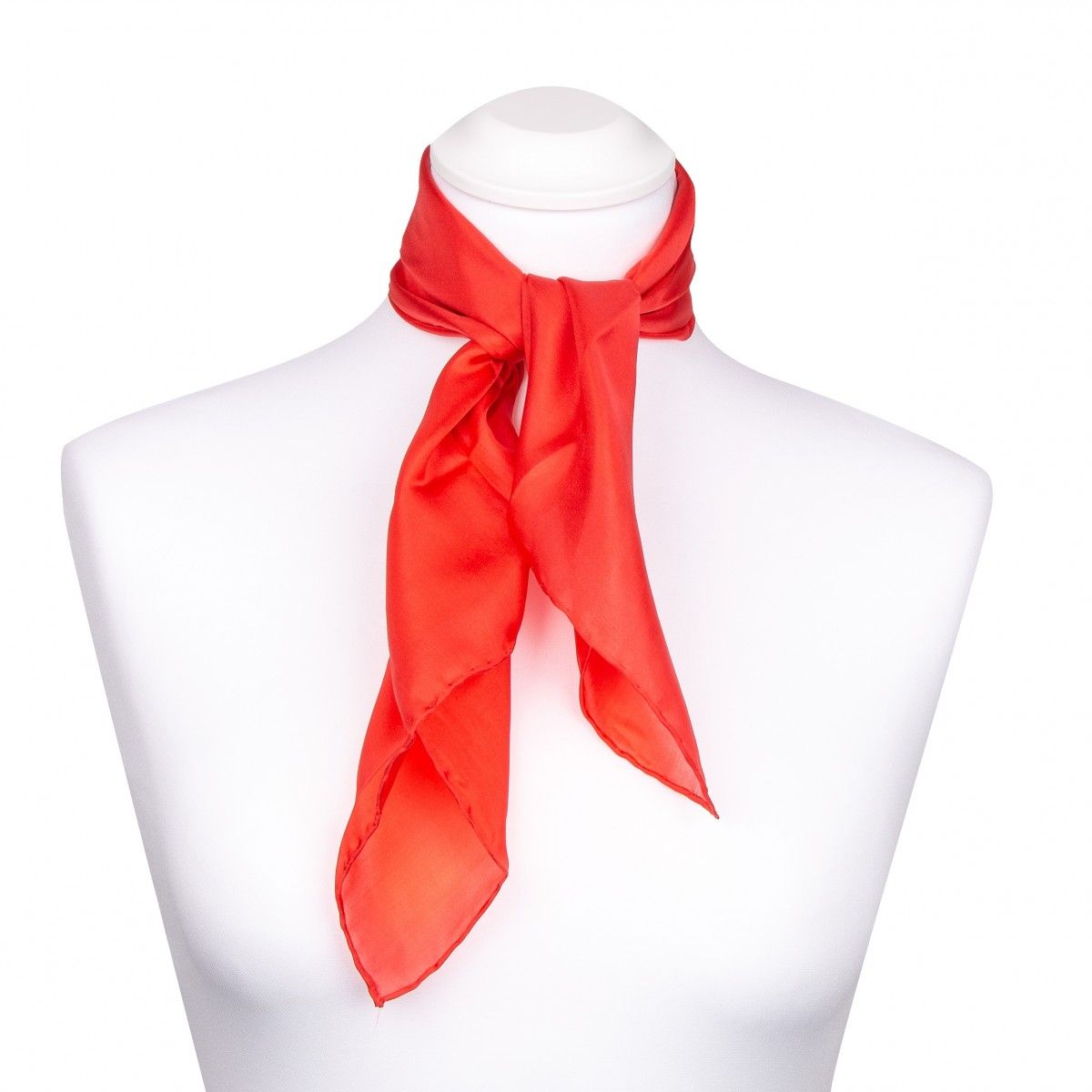 Elegantes Seidennickituch quadratisch