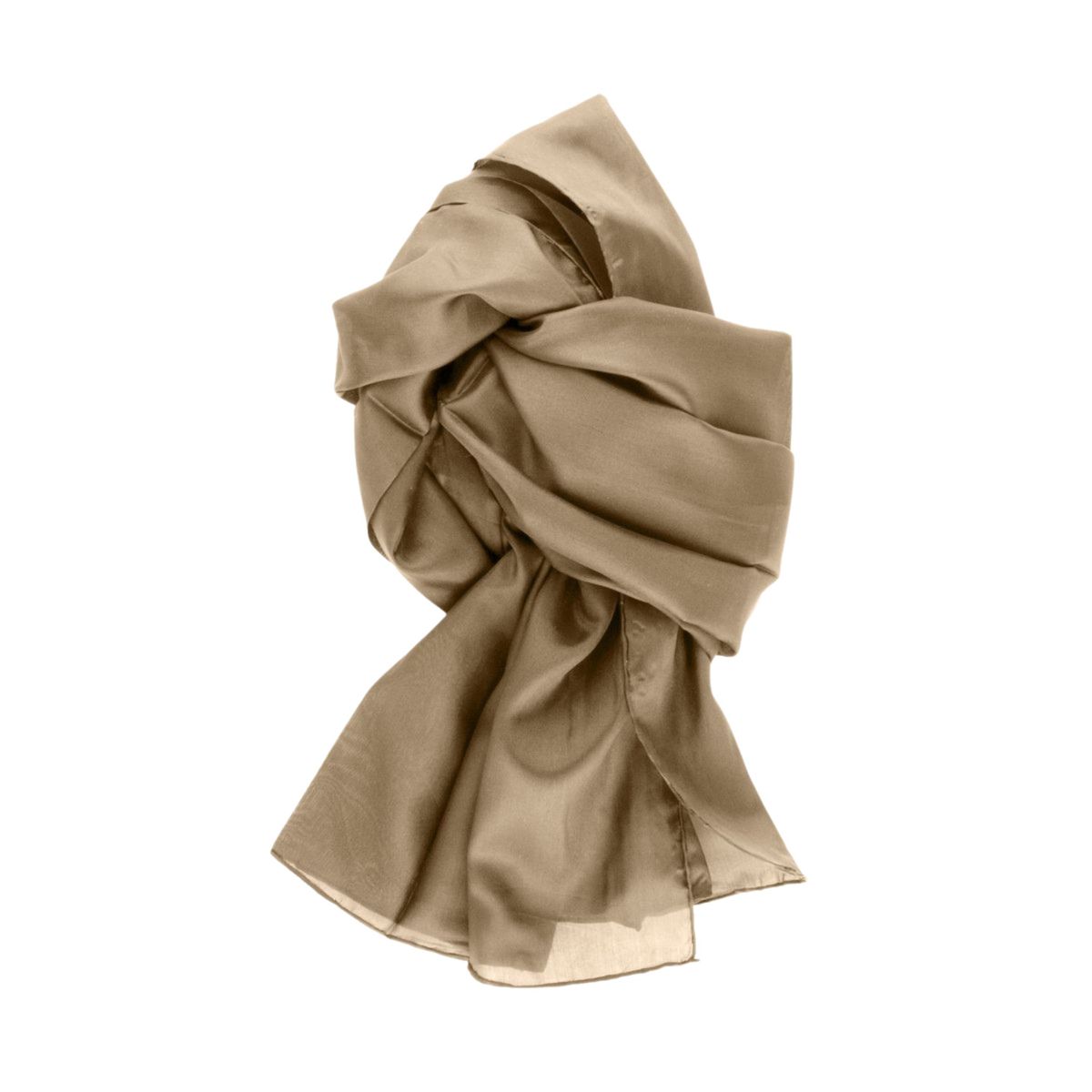 Eleganter Schal aus reiner Pongé-Seide