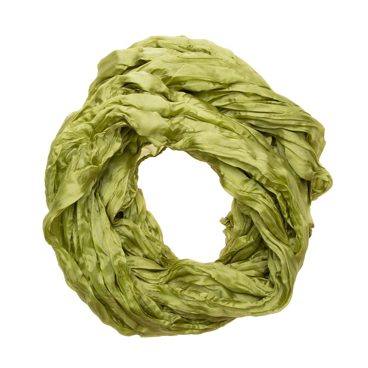 Strukturierter Crinkle-Seidenschal