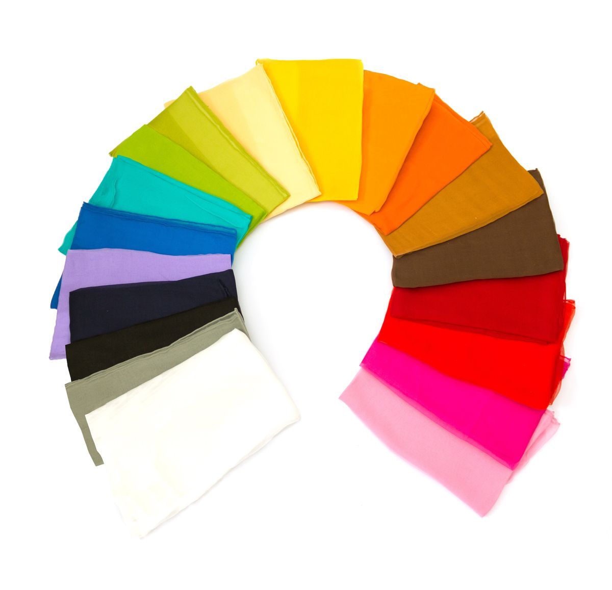 Leichter Seidenschal aus Chiffon