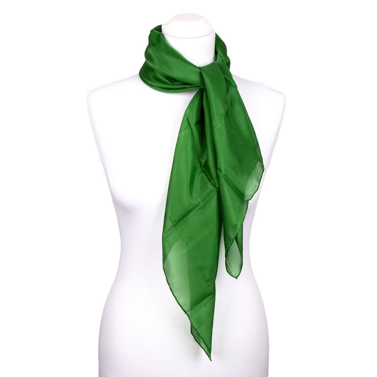 Elegantes Einfarbiges Seiden-Halstuch
