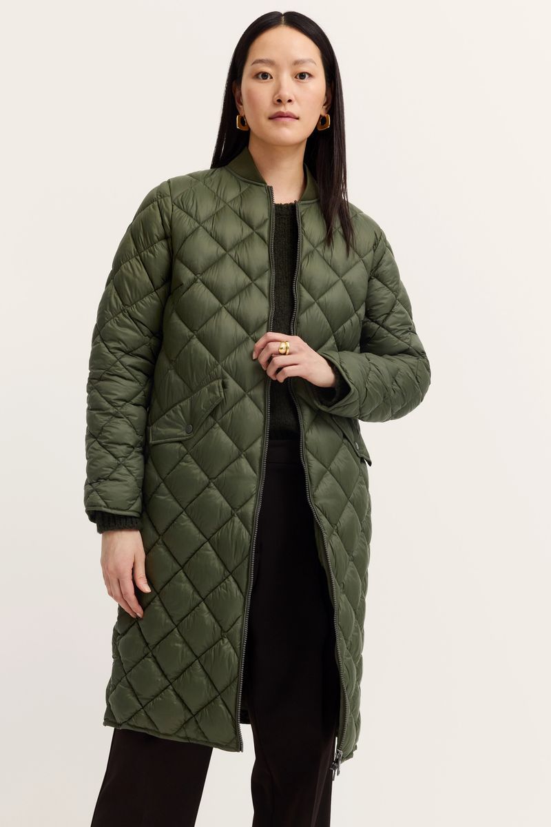 Gesteppter Airseries Parka in Longline