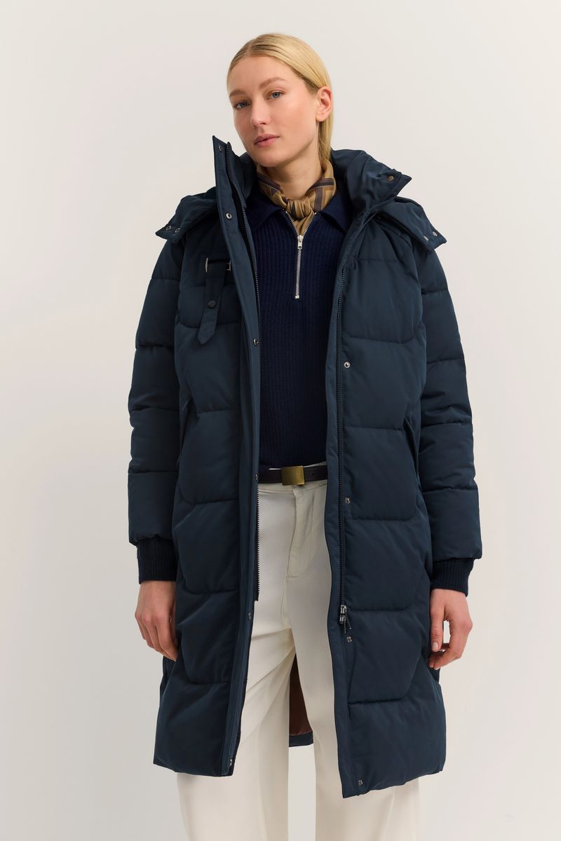 Gesteppter Parka mit abnehmbarer Kapuze