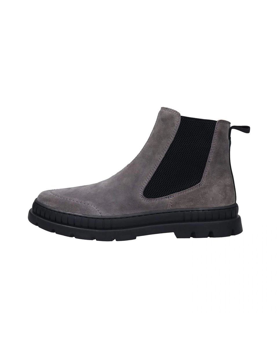 Chelsea-Boots aus Wildleder mit Profilsohle