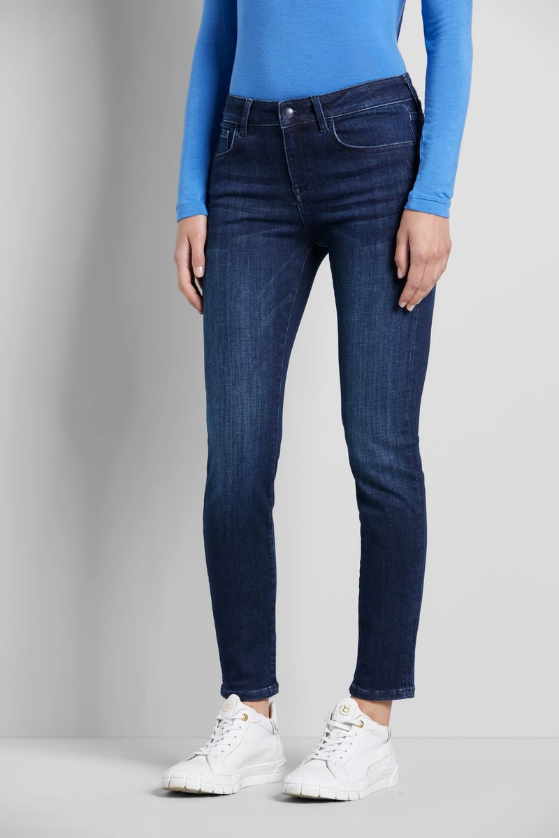 Slim Fit Jeans im Used-Look