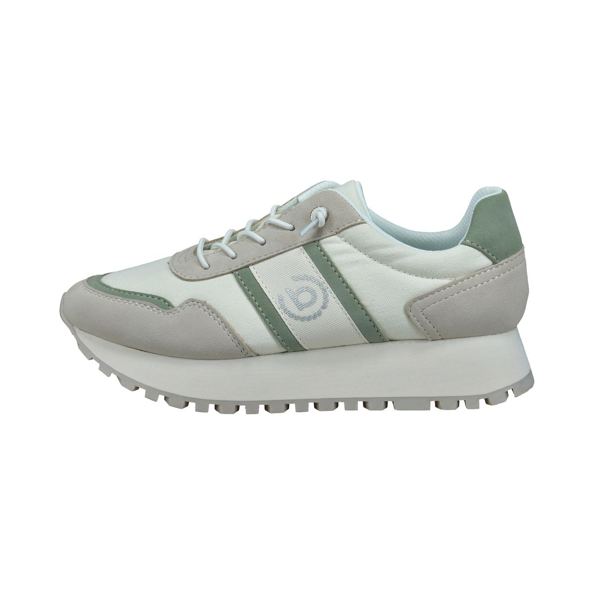 Retro-Runner-Sneaker mit Plateausohle