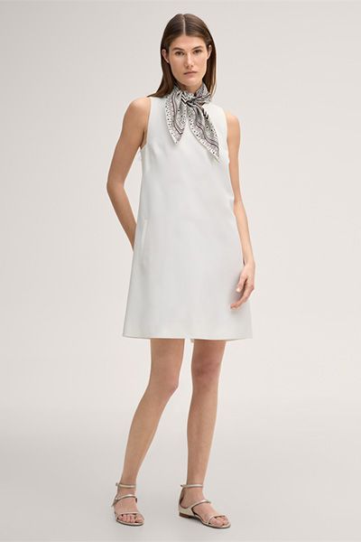 Elegantes A-Linien Kleid aus Crêpe