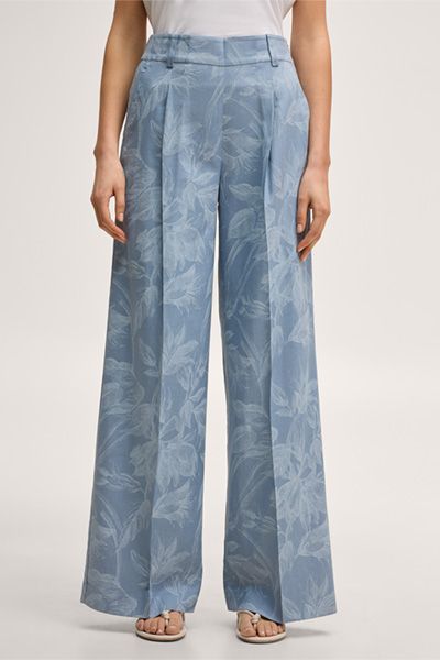 Palazzo-Hose mit floralem Print
