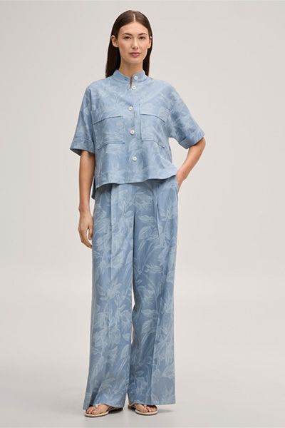 Palazzo-Hose mit floralem Print